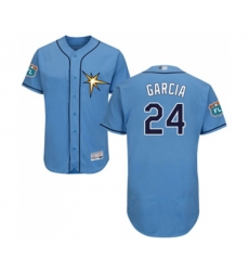 Tampa Bay Rays #24 Avisail Garcia Columbia Alternate Flex Base Authentic Collection Baseball Jersey