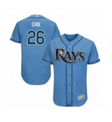 Tampa Bay Rays #26 Ji-Man Choi Columbia Alternate Flex Base Authentic Collection Baseball Player Jersey