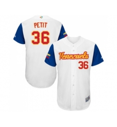Venezuela Baseball #36 Yusmeiro Petit White 2017 World Baseball Classic Authentic Team Jersey