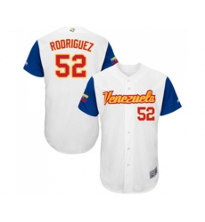 Venezuela Baseball #52 Eduardo Rodriguez White 2017 World Baseball Classic Authentic Team Jersey