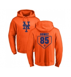 New York Mets #85 Carlos Gomez Orange RBI Pullover Hoodie