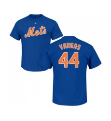 New York Mets #44 Jason Vargas Royal Blue Name & Number T-Shirt