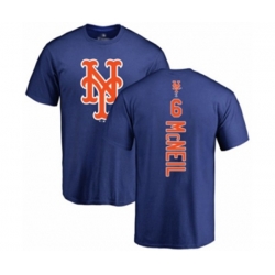 New York Mets #6 Jeff McNeil Royal Blue Backer T-Shirt