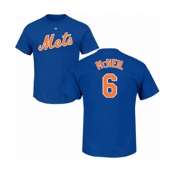 New York Mets #6 Jeff McNeil Royal Blue Name & Number T-Shirt