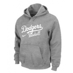Los Angeles Dodgers Pullover Hoodie Grey