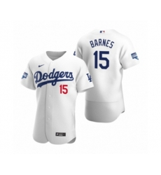 Los Angeles Dodgers Austin Barnes White 2020 World Series Champions Authentic Jersey