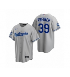 Los Angeles Dodgers Blake Treinen Gray 2020 World Series Champions Road Replica Jersey