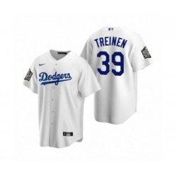Los Angeles Dodgers Blake Treinen White 2020 World Series Replica Jersey