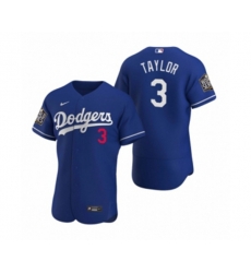 Los Angeles Dodgers Chris Taylor Nike Royal 2020 World Series Authentic Jersey