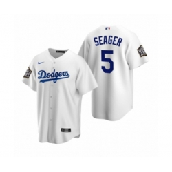 Los Angeles Dodgers Corey Seager White 2020 World Series Replica Jersey