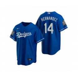 Los Angeles Dodgers Enrique Hernandez Royal 2020 World Series Replica Jersey