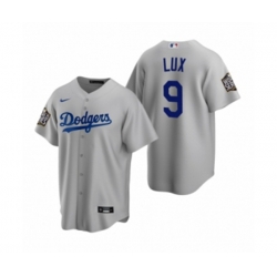 Los Angeles Dodgers Gavin Lux Gray 2020 World Series Replica Jerseys