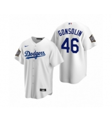 Los Angeles Dodgers Tony Gonsolin White 2020 World Series Replica Jersey