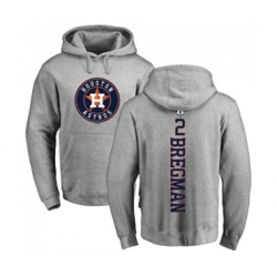 Houston Astros #2 Alex Bregman Ash Backer Pullover Hoodie