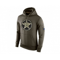 Houston Astros Nike Olive Salute To Service KO Performance Hoodie