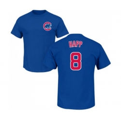 MLB Nike Chicago Cubs #8 Ian Happ Royal Blue Name & Number T-Shirt MLB Nike Chicago Cubs #8 Ian Happ Royal Blue Name & Number T-Shirt
