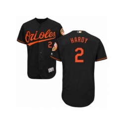 Baltimore Orioles #2 J.J. Hardy Black Flexbase Authentic Collection MLB Jersey
