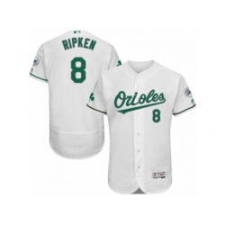 Baltimore Orioles #8 Cal Ripken White Celtic Flexbase Authentic Collection MLB Jersey