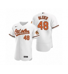 Baltimore Orioles Richard Bleier Nike White Authentic 2020 Home Jersey