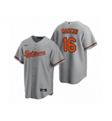 Baltimore Orioles Trey Mancini Nike Gray Replica Road Jersey
