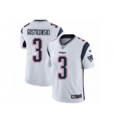 New England Patriots #3 Stephen Gostkowski Vapor Untouchable Limited White NFL Jersey