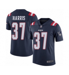 New England Patriots #37 Damien Harris Limited Navy Blue Rush Vapor Untouchable Football Jersey