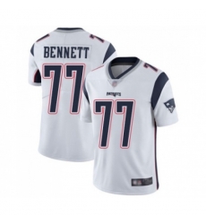 New England Patriots #77 Michael Bennett White Vapor Untouchable Limited Player Football Jersey