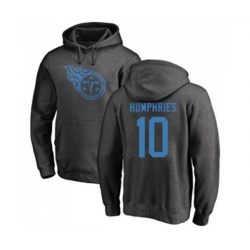 Tennessee Titans #10 Adam Humphries Ash One Color Pullover Hoodie