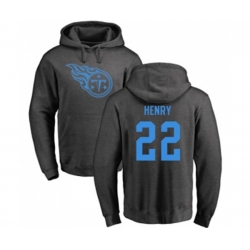 Tennessee Titans #22 Derrick Henry Ash One Color Pullover Hoodie