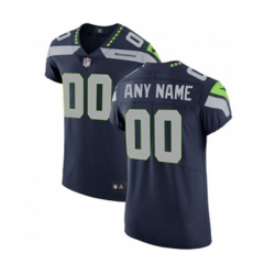 Seattle Seahawks Customized Steel Blue Team Color Vapor Untouchable Elite Player Football Jersey