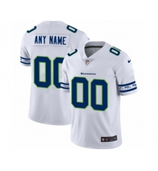 Seattle Seahawks Customized White Team Logo Cool Edition Jersey