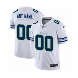 Seattle Seahawks Customized White Team Logo Cool Edition Jersey