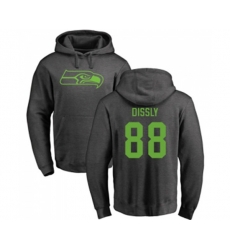 Seattle Seahawks #88 Will Dissly Ash One Color Pullover Hoodie