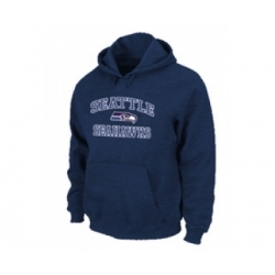 Seattle Seahawks Heart & Soul Pullover Hoodie Black D.Blue