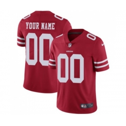 San Francisco 49ers Customized Red Team Color Vapor Untouchable Limited Player Football Jersey San Francisco 49ers Customized Red Team Color Vapor Untouchable Limited Player Football Jersey