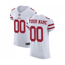 San Francisco 49ers Customized White Vapor Untouchable Custom Elite Football Jersey San Francisco 49ers Customized White Vapor Untouchable Custom Elite Football Jersey