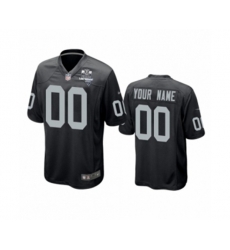 Las Vegas Raiders Custom Black 2020 Inaugural Season Game Jersey