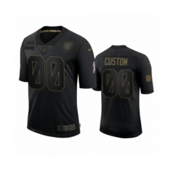 Las Vegas Raiders Custom Black 2020 Salute to Service Limited Jersey