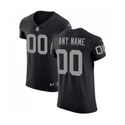 Oakland Raiders Customized Black Team Color Vapor Untouchable Elite Player Football Jersey