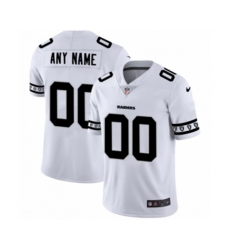 Oakland Raiders Customized White Team Logo Cool Edition Jersey