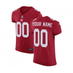 New York Giants Customized Red Alternate Vapor Untouchable Custom Elite Football Jersey