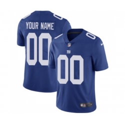 New York Giants Customized Royal Blue Team Color Vapor Untouchable Limited Player Football Jersey