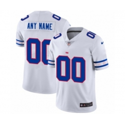 New York Giants Customized White Team Logo Cool Edition Jersey