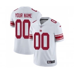 New York Giants Customized White Vapor Untouchable Limited Player Football Jersey