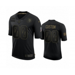 Minnesota Vikings Custom Black 2020 Salute to Service Limited Jersey