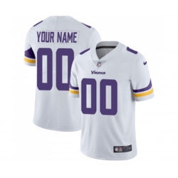 Minnesota Vikings Customized White Vapor Untouchable Limited Player Football Jersey