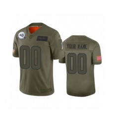 Los Angeles Rams Customized Camo 2019 Salute to Service Limited Jersey