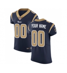 Los Angeles Rams Customized Navy Blue Team Color Vapor Untouchable Custom Elite Football Jersey
