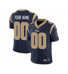 Los Angeles Rams Customized Navy Blue Team Color Vapor Untouchable Limited Player Football Jersey