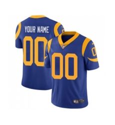 Los Angeles Rams Customized Royal Blue Alternate Vapor Untouchable Limited Player Football Jersey